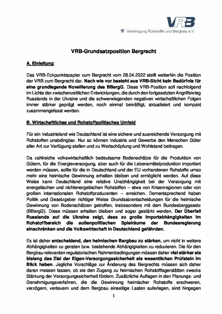 VRB Grundsatzposition Bergrecht endg 221122 pdf